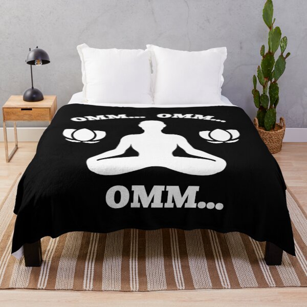 Item preview, Omm... omm... omm... meditation. mindfulness. spirituality. lotus. zen. designed and sold by NPC-wear.