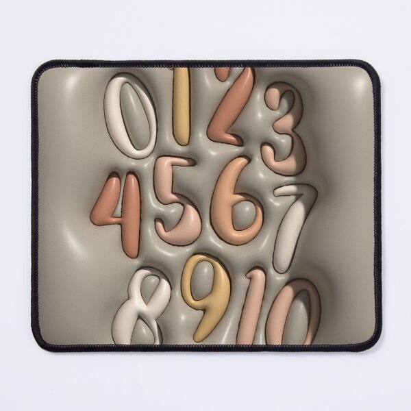 Item preview, Nursery Numbers 0 to 10 in Soft Boho Beige designed and sold by AniDragonfly.