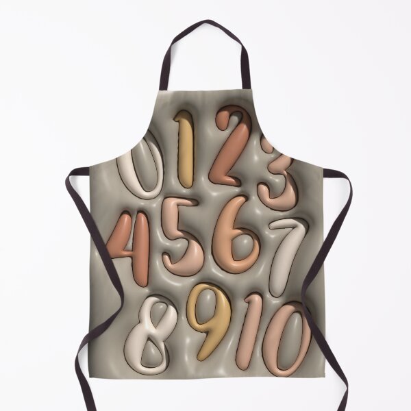 Item preview, Nursery Numbers 0 to 10 in Soft Boho Beige designed and sold by AniDragonfly.