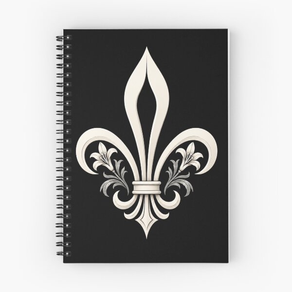 Item preview, White Fleur de Lis Heraldic Lily – French Royal Emblem Design designed and sold by Fradikal.