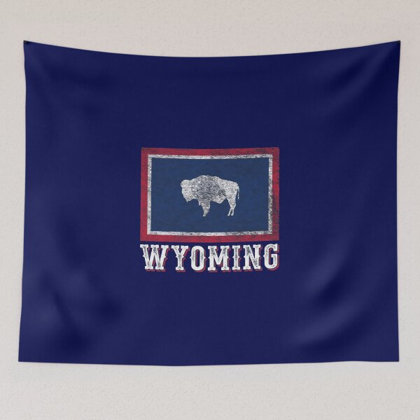 Item preview, Wyoming Flag designed and sold by heulwenalvarez.