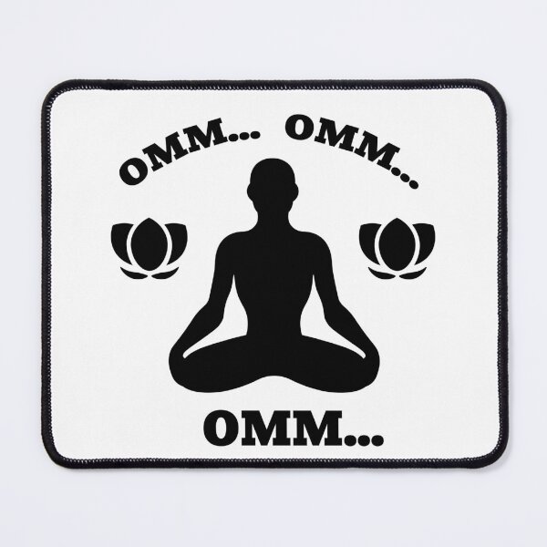 Item preview, Omm... omm... omm... meditation. mindfulness. spirituality. lotus. zen. designed and sold by NPC-wear.