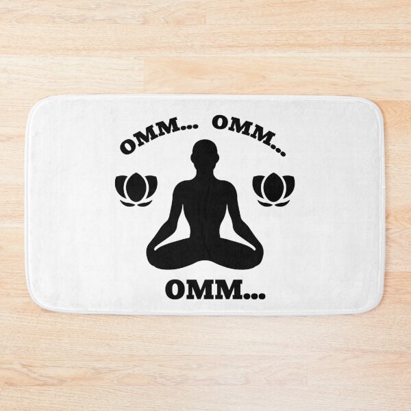 Item preview, Omm... omm... omm... meditation. mindfulness. spirituality. lotus. zen. designed and sold by NPC-wear.