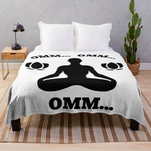 Item preview, Omm... omm... omm... meditation. mindfulness. spirituality. lotus. zen. designed and sold by NPC-wear.