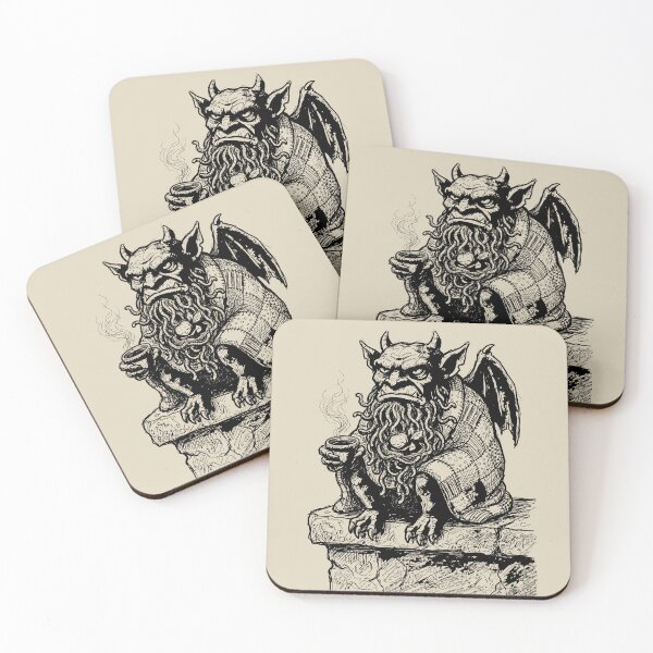 Item preview, Moss-Covered Gargoyle with a Living Beard - Surreal Goth designed and sold by bapupa.