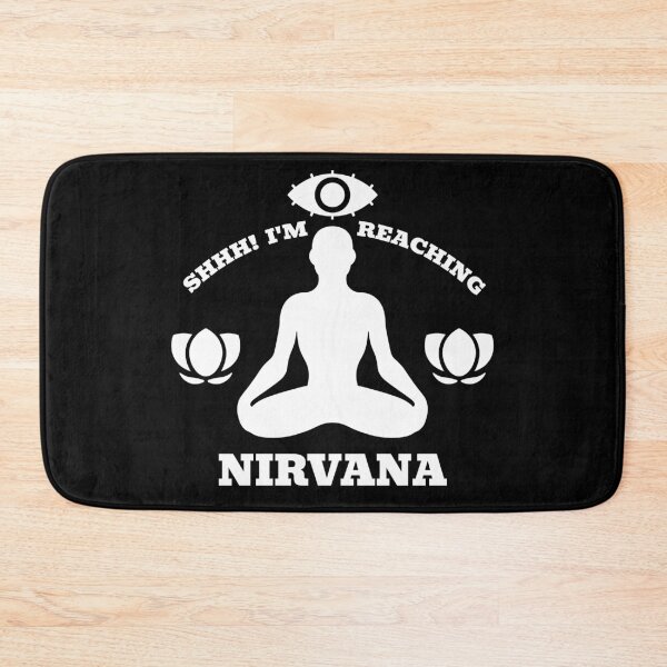 Item preview, Shhh! I'm reaching nirvana. nirvana. third eye. meditation. mindfulness. designed and sold by NPC-wear.