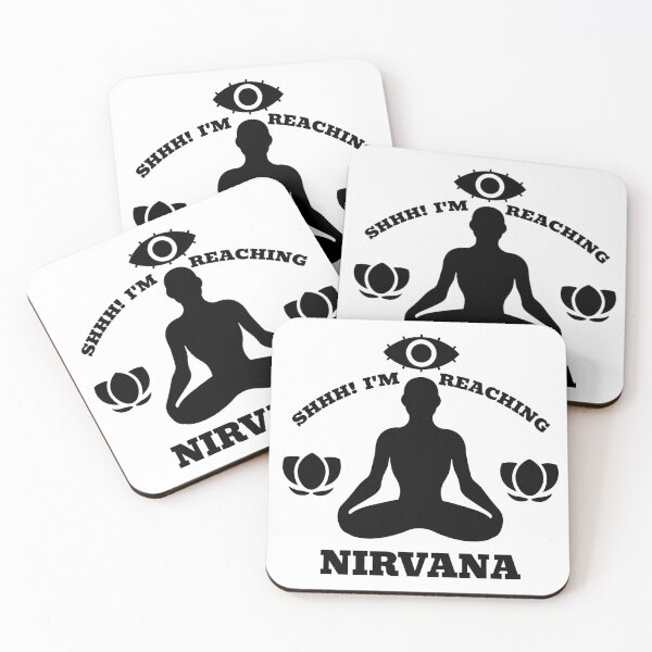 Item preview, Shhh! I'm reaching nirvana. nirvana. third eye. meditation. mindfulness. designed and sold by NPC-wear.