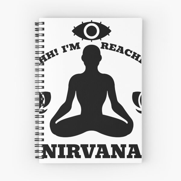 Item preview, Shhh! I'm reaching nirvana. nirvana. third eye. meditation. mindfulness. designed and sold by NPC-wear.