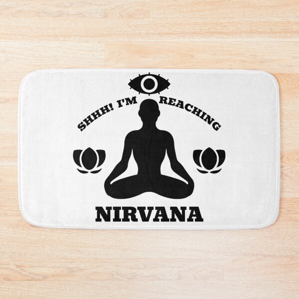 Item preview, Shhh! I'm reaching nirvana. nirvana. third eye. meditation. mindfulness. designed and sold by NPC-wear.
