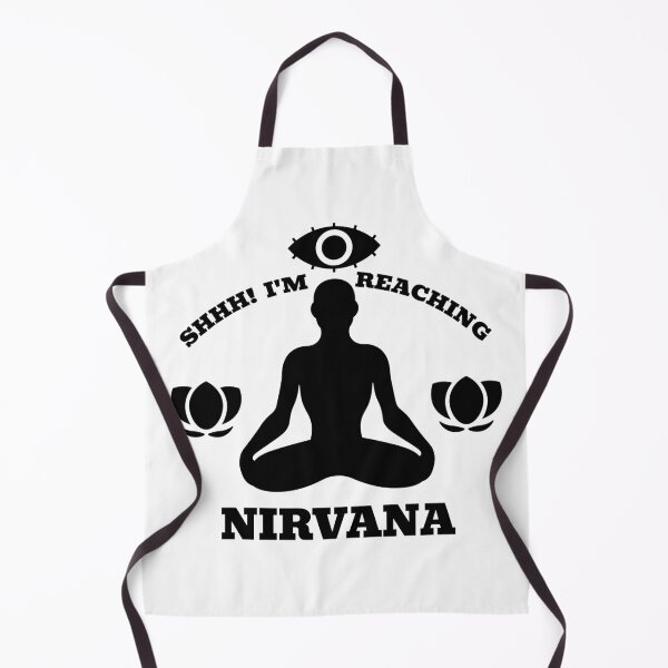 Item preview, Shhh! I'm reaching nirvana. nirvana. third eye. meditation. mindfulness. designed and sold by NPC-wear.