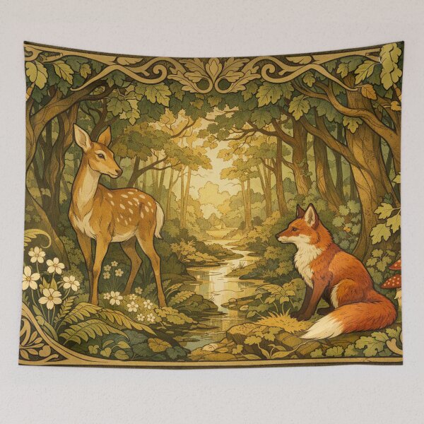 Item preview, Forest harmony in Art Nouveau style designed and sold by Sigtrix.