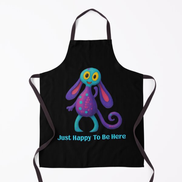 Item preview, Just Happy To Be Here - Cute Happy Monster designed and sold by PatykArt.