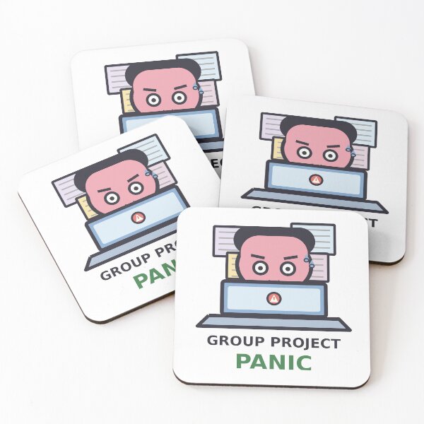 Item preview, Group Project Panic — Funny Student Design, Cute Gift For College Students designed and sold by QuirkyCartel.