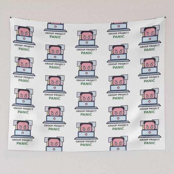 Item preview, Group Project Panic — Funny Student Design, Cute Gift For College Students designed and sold by QuirkyCartel.