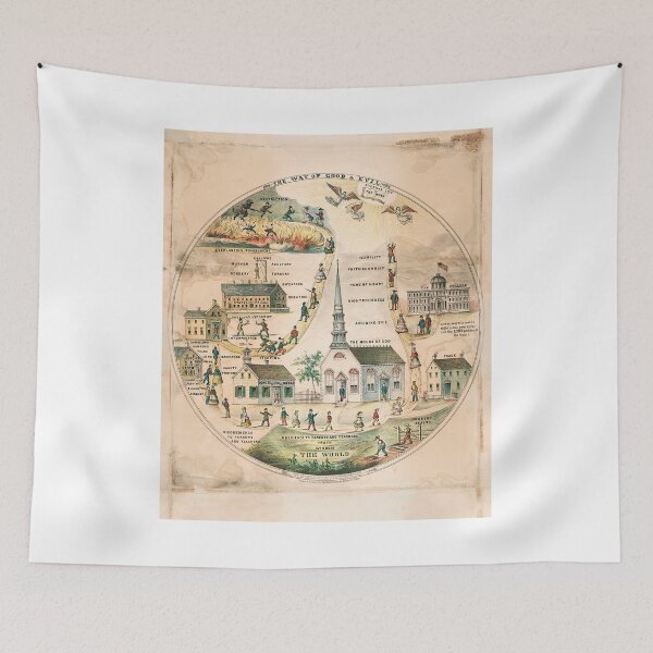 Item preview, Vintage The Way Of Good And Evil Print designed and sold by Bart4jesus.
