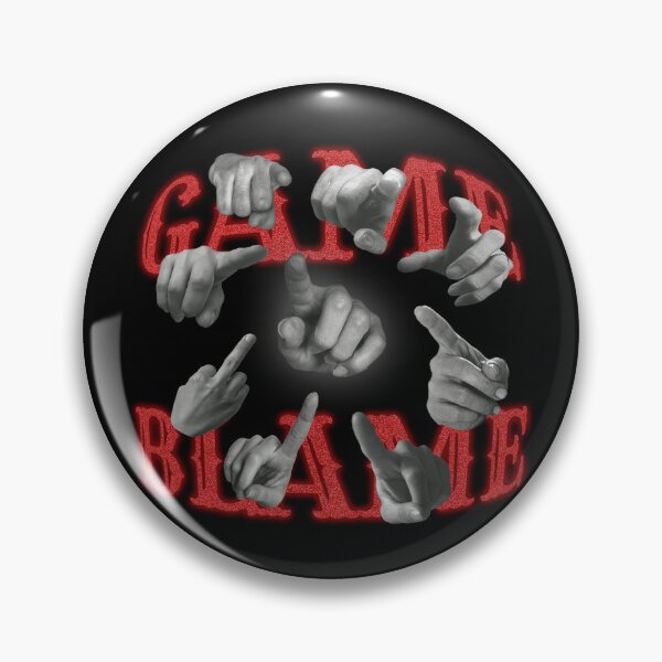 Item preview, Blame game. Irony. Sarcasm. Dark humor. designed and sold by NPC-wear.