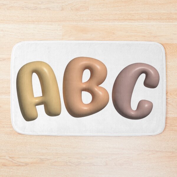 Item preview, Nursery Alphabet A to Z in Soft Boho Beige designed and sold by AniDragonfly.
