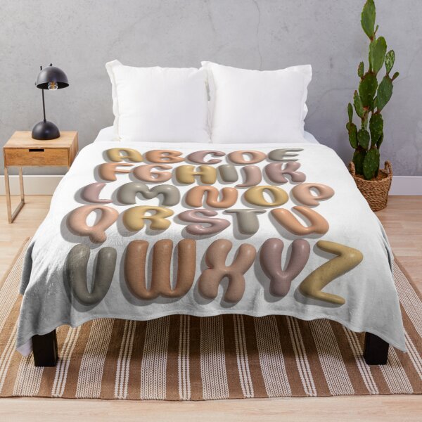 Item preview, Nursery Alphabet A to Z in Soft Boho Beige designed and sold by AniDragonfly.