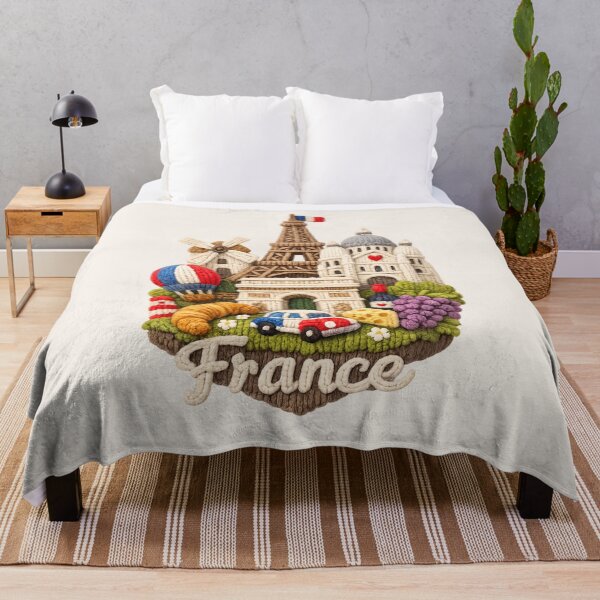 Item preview, Cute Knitted France Landmark | Handmade Yarn Knit Travel Souvenir designed and sold by Moons Studio.