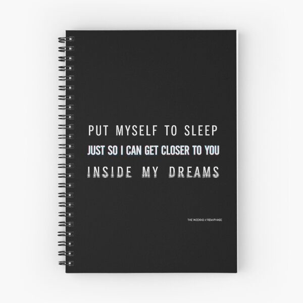Item preview, Put Myself To Sleep To Get Closer To You - The Weeknd designed and sold by Enea Kelo.
