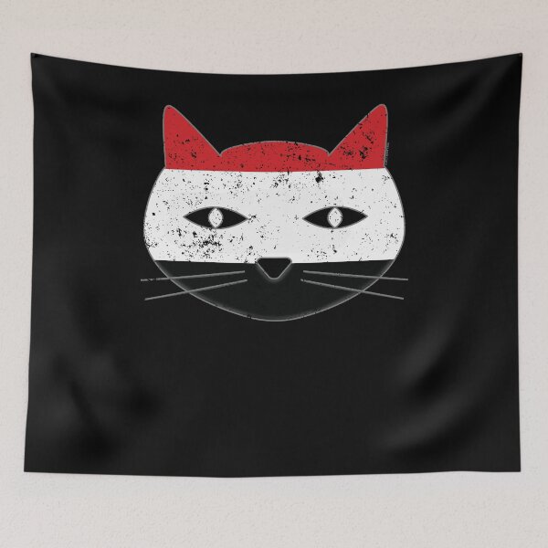 Item preview, Best Cat Head Yemen Flag Cat designed and sold by shoppzee.
