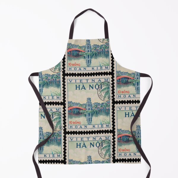 Item preview, Hanoi Vietnam Hoan Kiem Lake Turtle Tower Stamp Sticker designed and sold by stickercuffs.