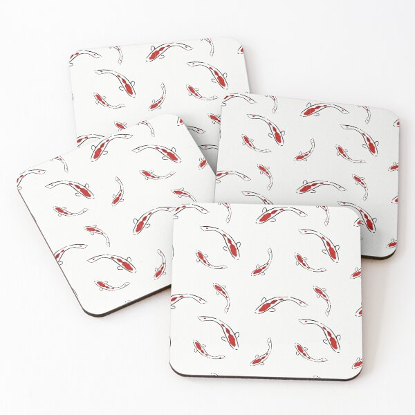 Item preview, Minimalist Japanese Koi Fish Pattern Art designed and sold by Zaya_art.