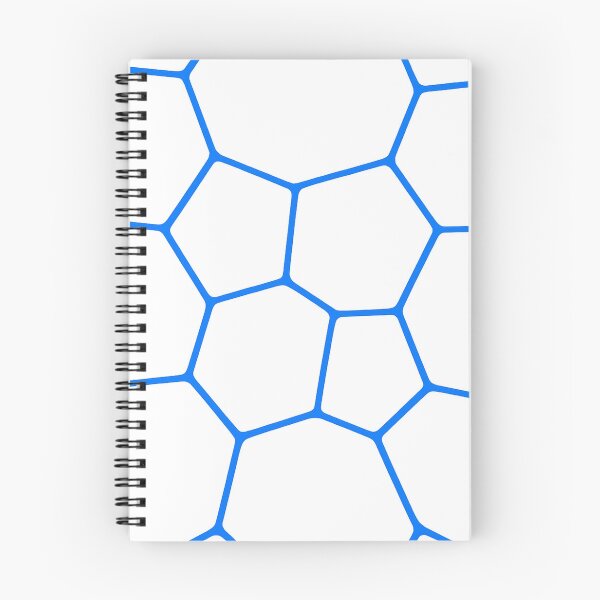 Item preview, Blue Geometric Soccer Ball Pattern designed and sold by JMDG Studio.