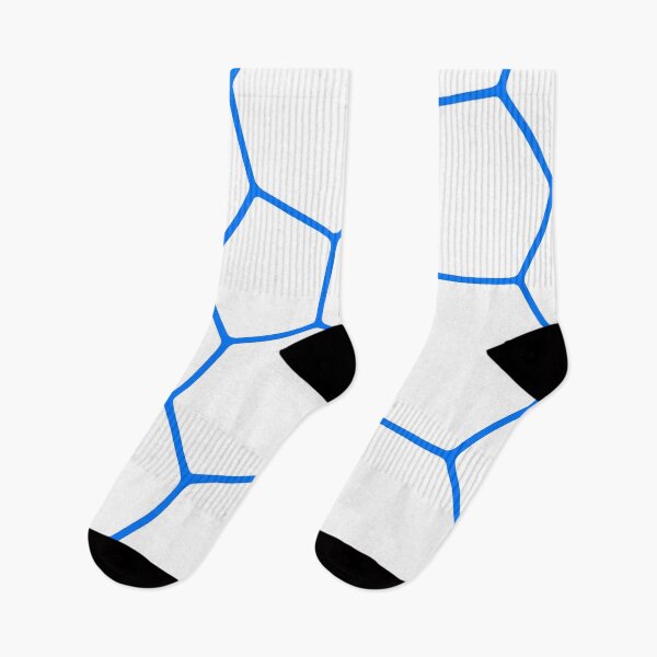 Item preview, Blue Geometric Soccer Ball Pattern designed and sold by JMDG Studio.