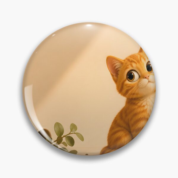 Item preview, Definitely Not Me – Cute Orange Kitten with Fallen Flower Pot designed and sold by bauschberts.