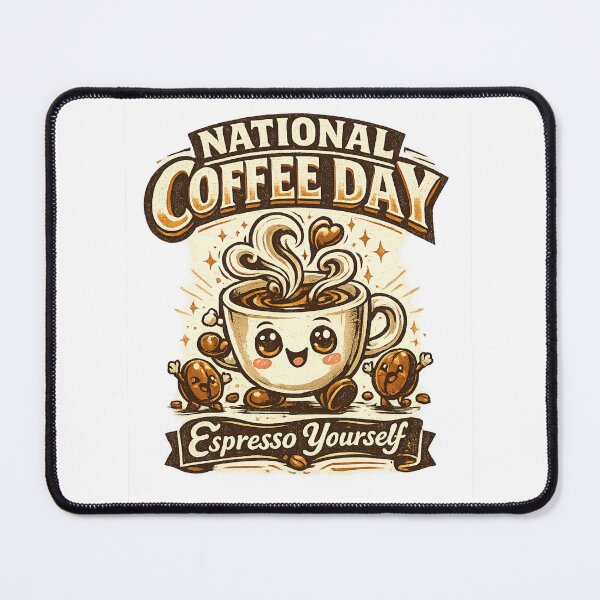 Item preview, Espresso Yourself National Coffee Day Cute designed and sold by irfanshikh.