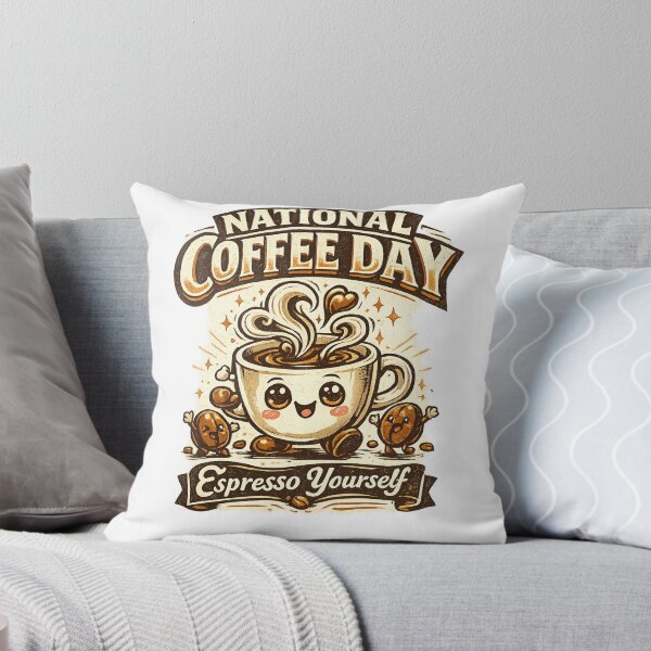 Item preview, Espresso Yourself National Coffee Day Cute designed and sold by irfanshikh.