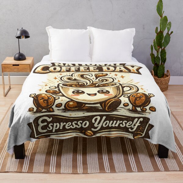 Item preview, Espresso Yourself National Coffee Day Cute designed and sold by irfanshikh.