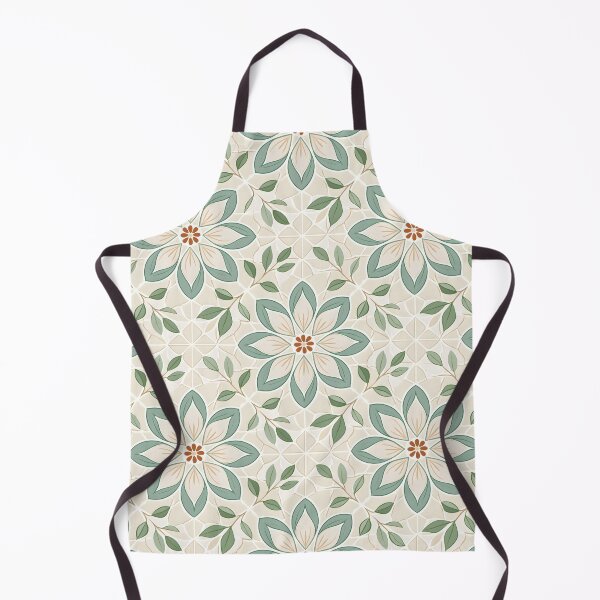 Item preview, Sage Green Floral Rosette Seamless Tile Pattern designed and sold by GrinGalore.