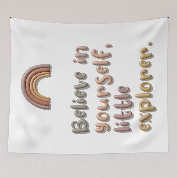Item preview, Believe in Yourself Little Explorer Boho Rainbow designed and sold by AniDragonfly.