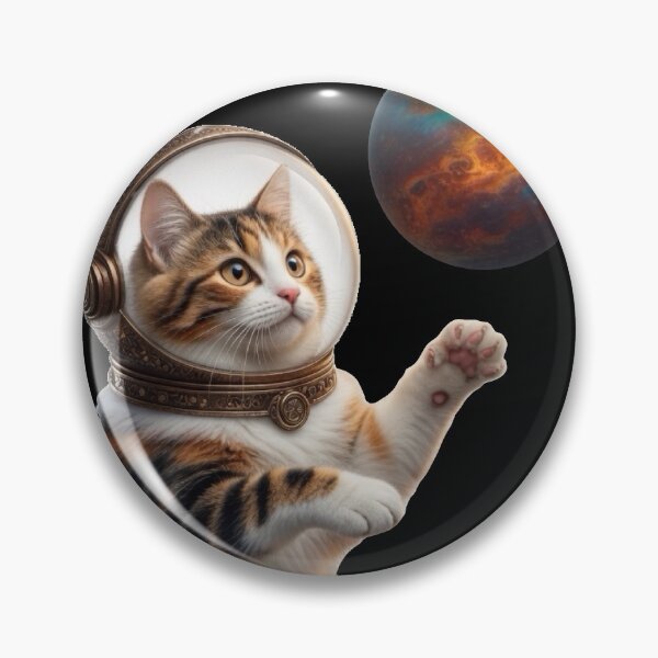 Item preview, Calico Astronaut Cat | Space Explorer Feline #6 designed and sold by Joammiyon.