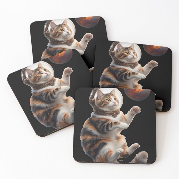 Item preview, Calico Astronaut Cat | Space Explorer Feline #6 designed and sold by Joammiyon.