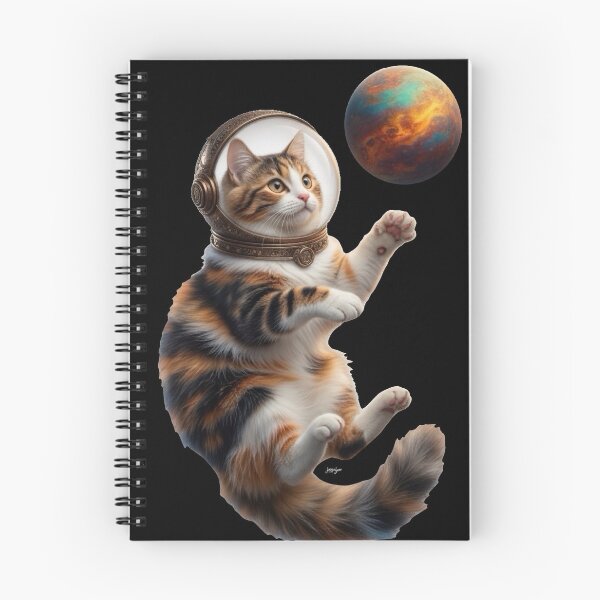 Item preview, Calico Astronaut Cat | Space Explorer Feline #6 designed and sold by Joammiyon.