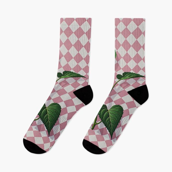 Item preview, Upright plant with green leaves growing against a checkered background designed and sold by Mianku | Für das Leben.