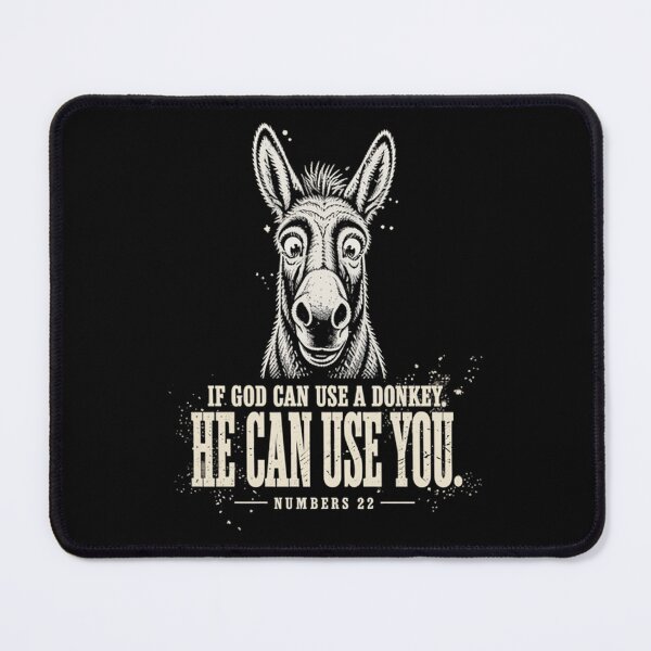 Item preview, If God Can Use A Donkey He Can Use You 1 designed and sold by Positive&FunnyThings.