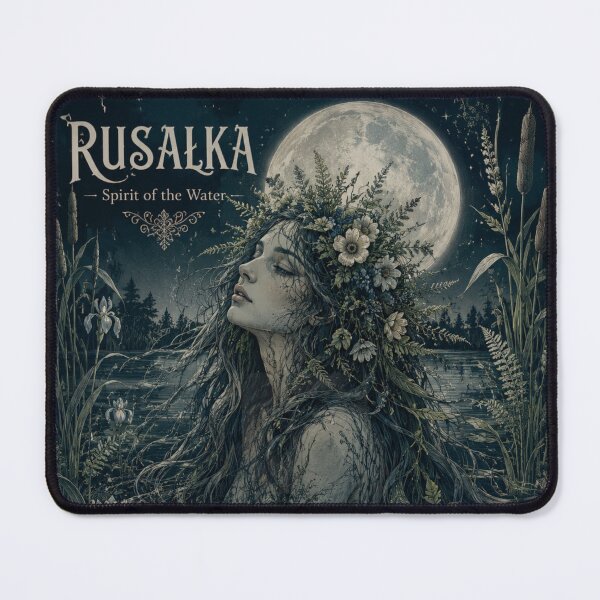 Item preview, Rusalka Water Spirit – Slavic Mermaid Art designed and sold by Elektra9.
