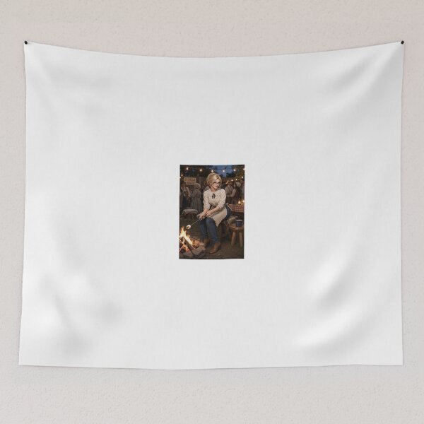 Item preview, Ilya Martin pioneer woman by the campfire designed and sold by CathryneDelamort.
