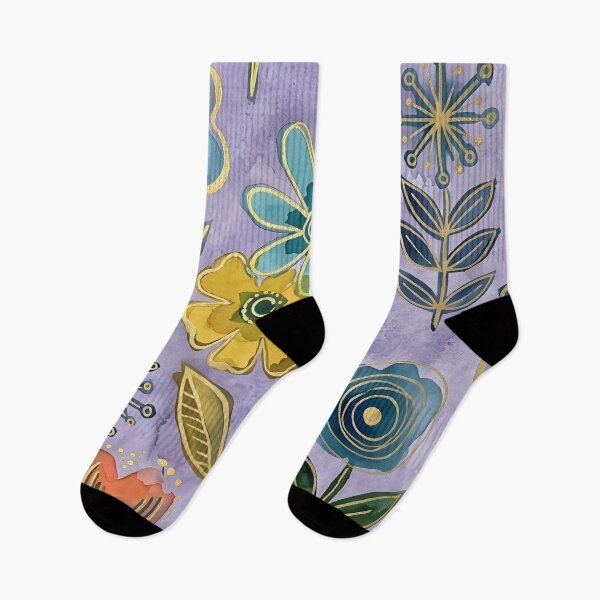 Artikelvorschau, Blumenmuster im Stil der Mid-Century-Moderne entworfen und verkauft von GraphicsClub.