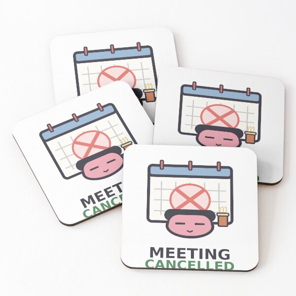 Item preview, Meeting Cancelled — Funny Office Humor Design, Cute Gift For Coworkers designed and sold by QuirkyCartel.
