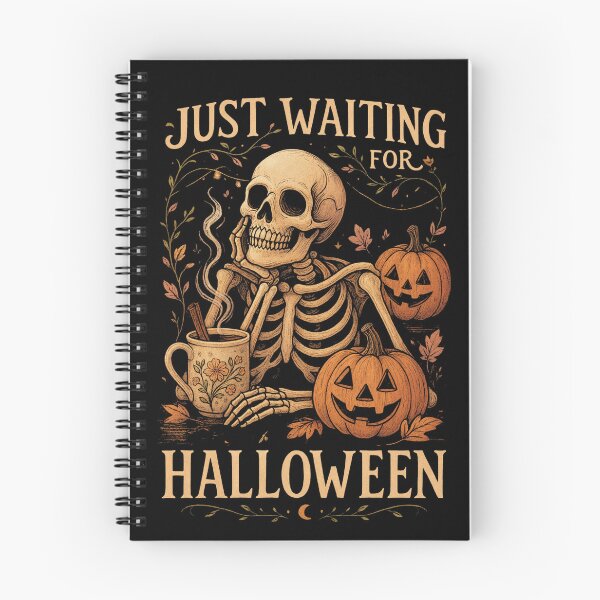 Item preview, Just waiting for Halloween Skeleton  designed and sold by fernandmoonbeam.