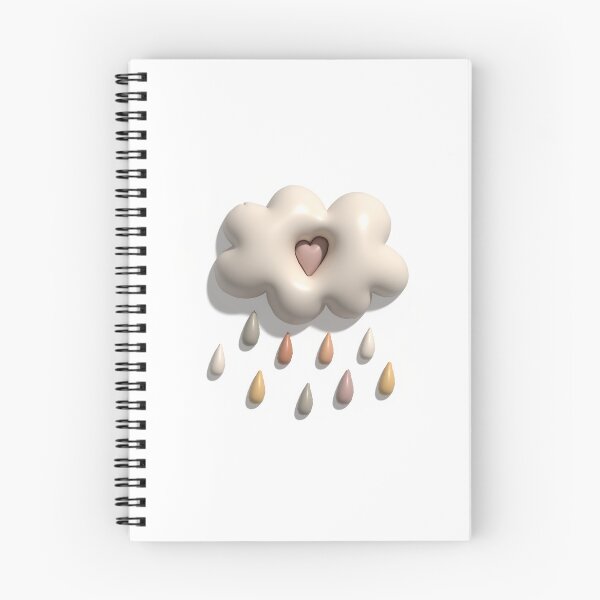 Item preview, Boho Cloud with Heart and Rain for the Nursery designed and sold by AniDragonfly.