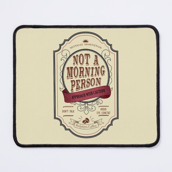 Item preview, Copy of Not a Morning Person - Dark version designed and sold by TykeScribble.