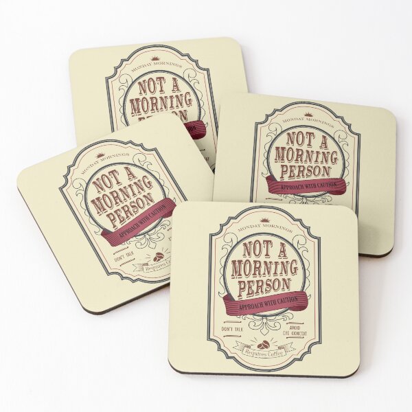 Item preview, Copy of Not a Morning Person - Dark version designed and sold by TykeScribble.