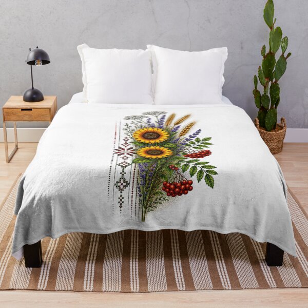 Item preview, Sunflowers Lavender & Rowan Berries designed and sold by PetalGarden.