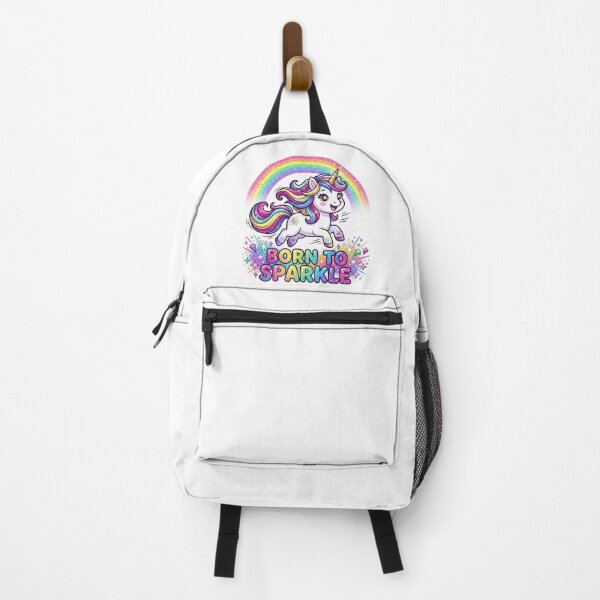 Item preview, Born To Sparkle Rainbow Unicorn designed and sold by ExploreAura Studio.